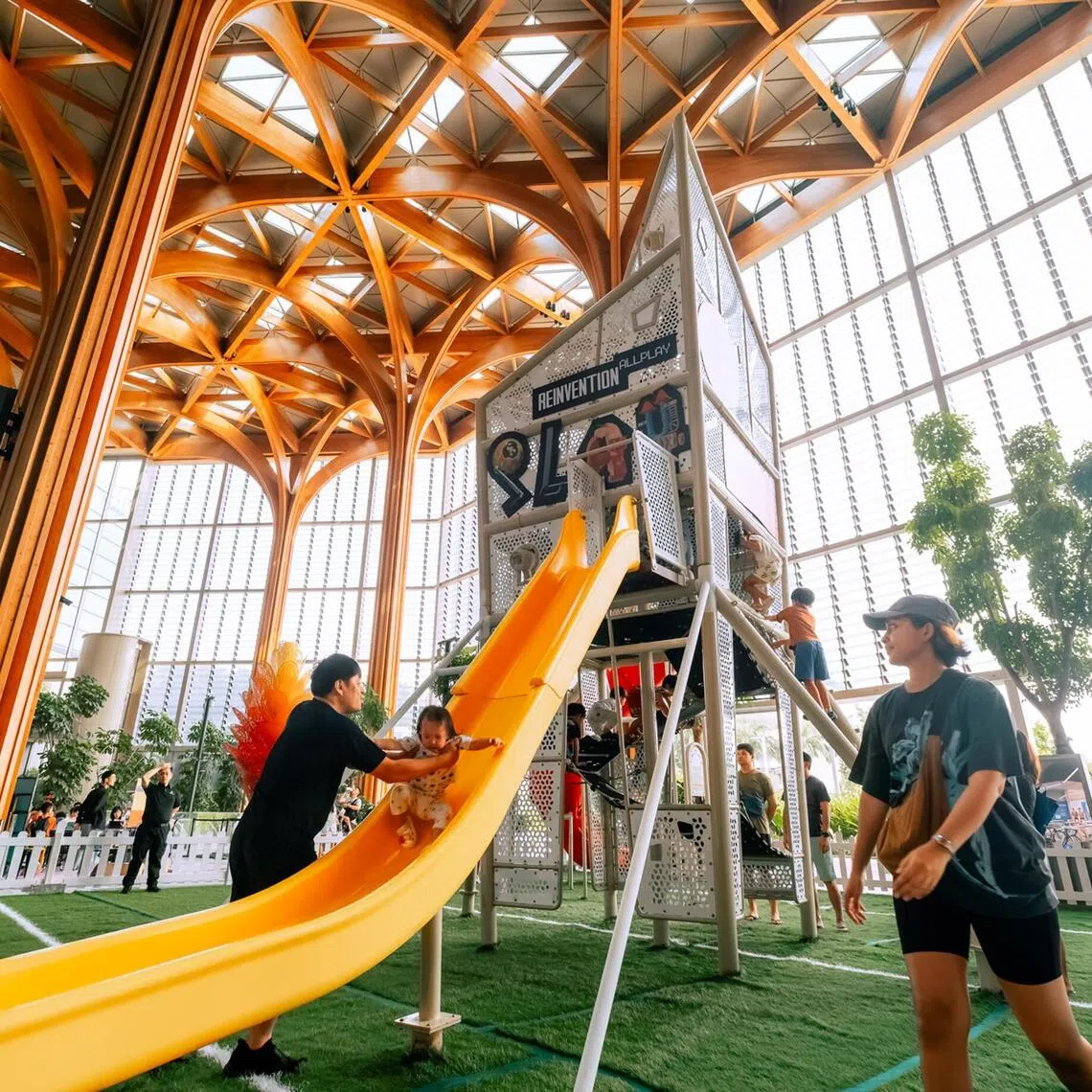 Singapore Science Park is reborn as a “cathedral” of play.
