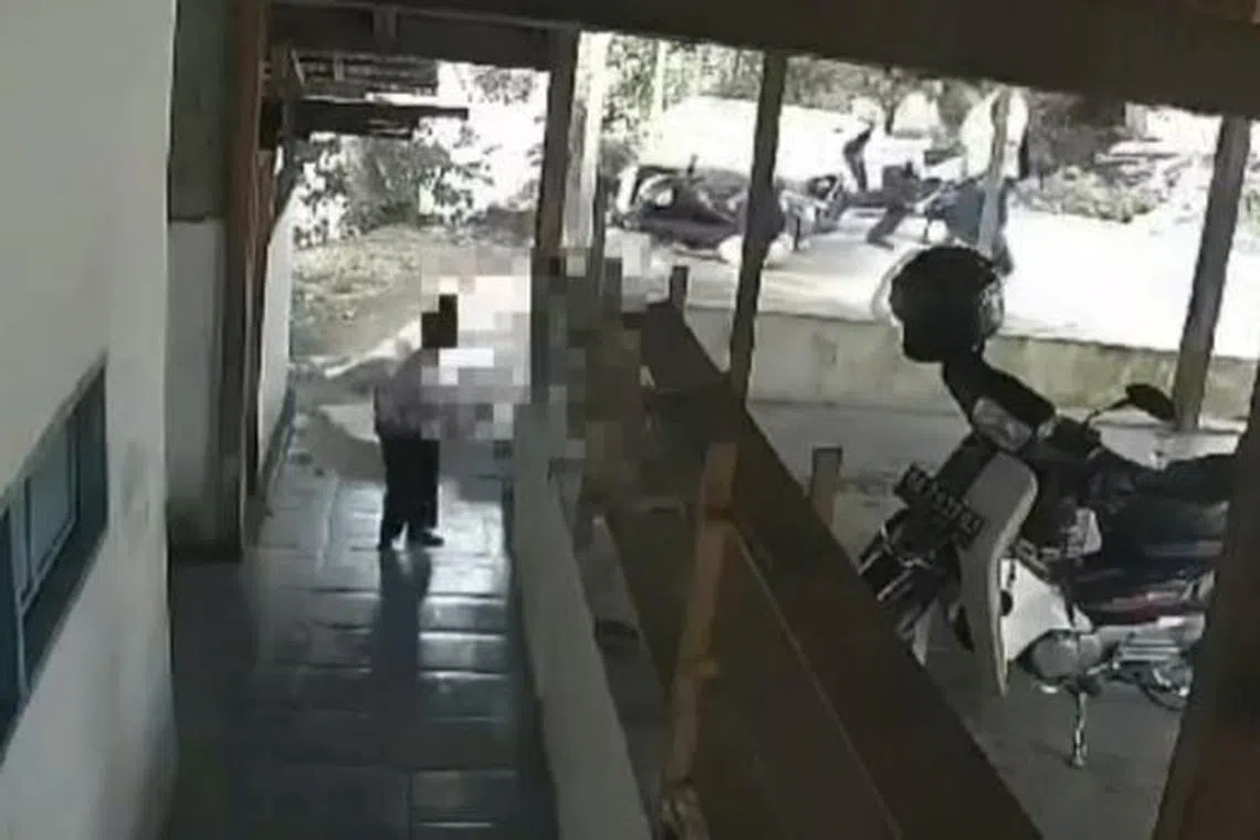 The boy riding the motorcycle was 13 and had collided with a wall in the parking lot of the mosque.