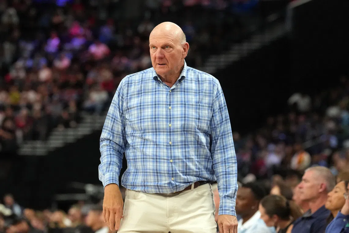As part of the penalties announced by the NBA, the Clippers owner Steve Ballmer is suspended from all league and team activities for one year “for knowingly seeking to help Leonard obtain off-court income opportunities”.