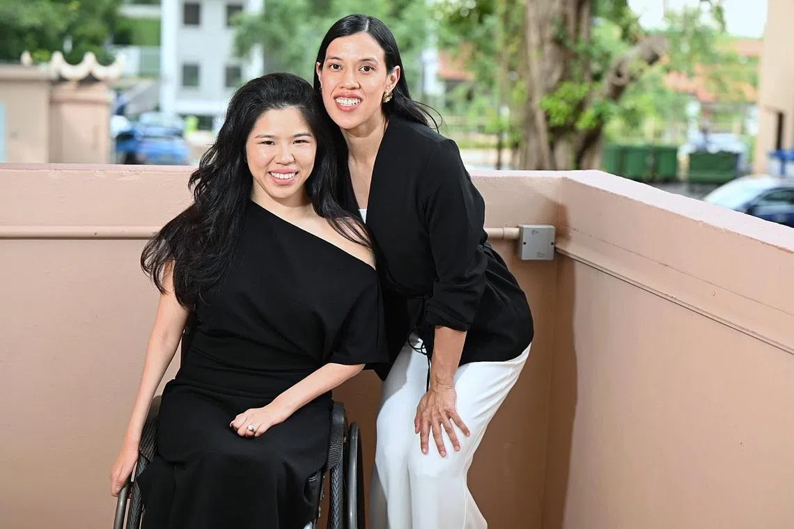 Photo of Yip Pin Xiu and Nicol David together on March 1 , 2025 at New Bahru School Hall.
National Paralympic champion Yip Pin Xiu and Malaysia's former squash world champion Nicol David will be on the panel at the Love, Bonito: The Trailblazers Summit organised by the home-grown fashion retailer.
