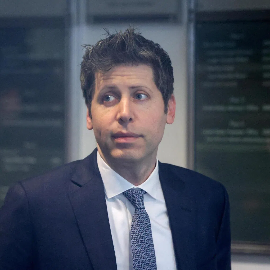 OpenAI chief executive Sam Altman arrives at a federal courthouse in Oakland, California, US, on May 12.