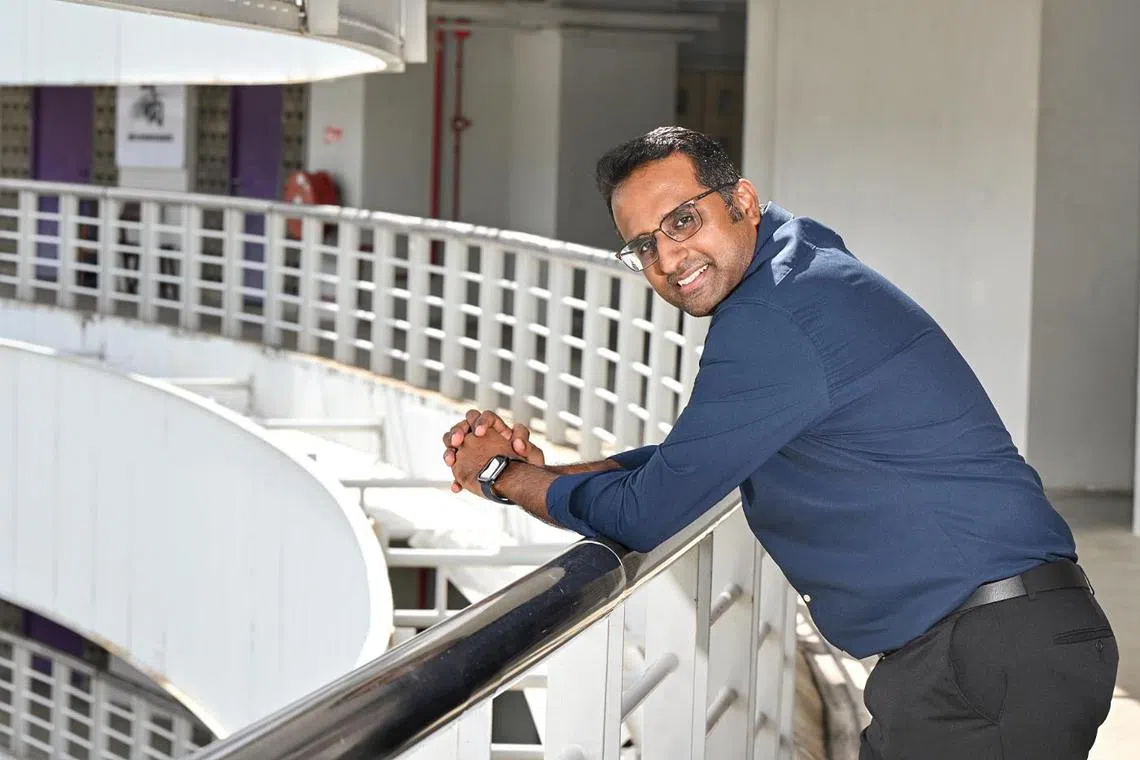 Mr Ganesh Subramanian is founder of Agam Theatre Lab, which is opening a 110-seat black box at Tanjong Pagar Districtpark.