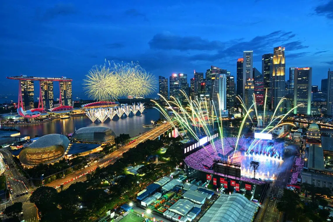 One key highlight of NDP 2025 is the show’s expansion from the Padang to the Marina Bay area.