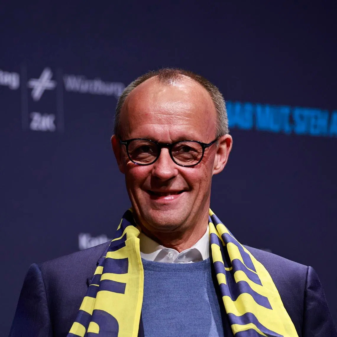 German Chancellor Friedrich Merz was speaking at a talk with youth during the 104th German Catholic Convention (Katholikentag) on May 15.