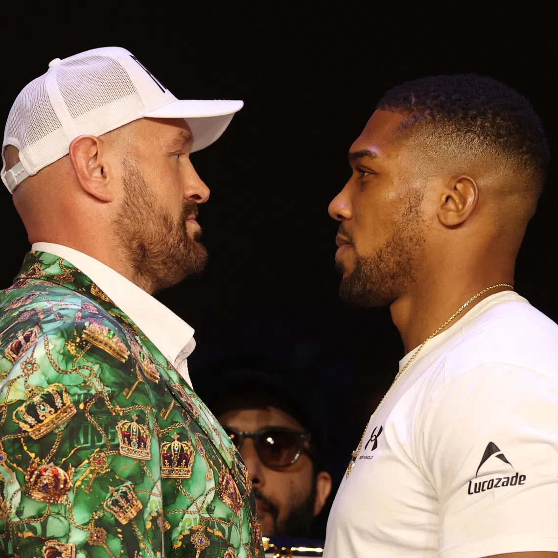 Anthony Joshua (right) and Tyson Fury are due to meet at Cardiff’s Principality Stadium on Dec 11.