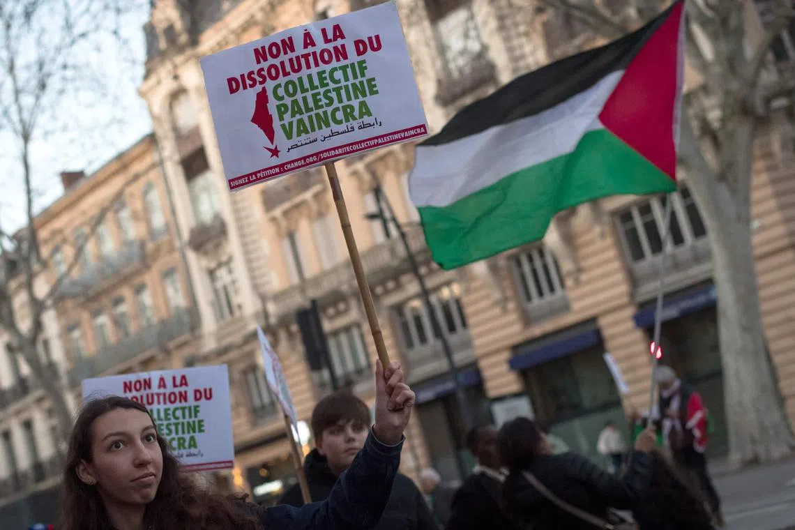 France would be the first Group of Seven member to recognise Palestinian statehood.