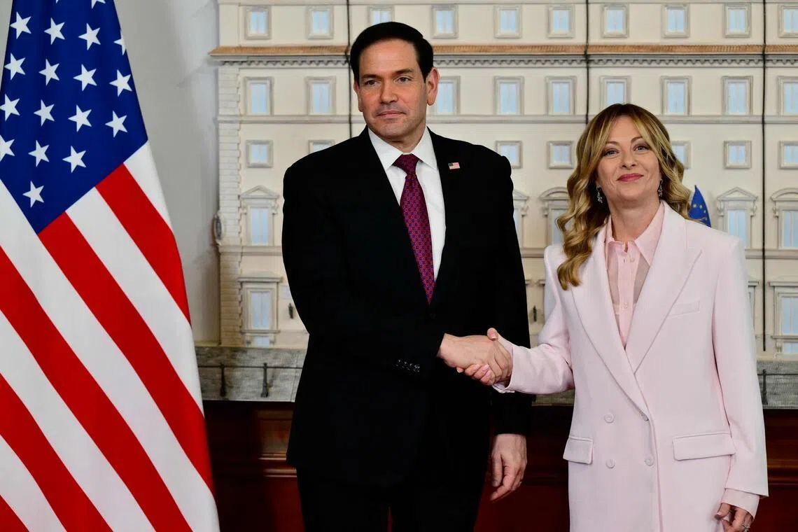 US’ Rubio questions allies’ support on Iran following Italy talks