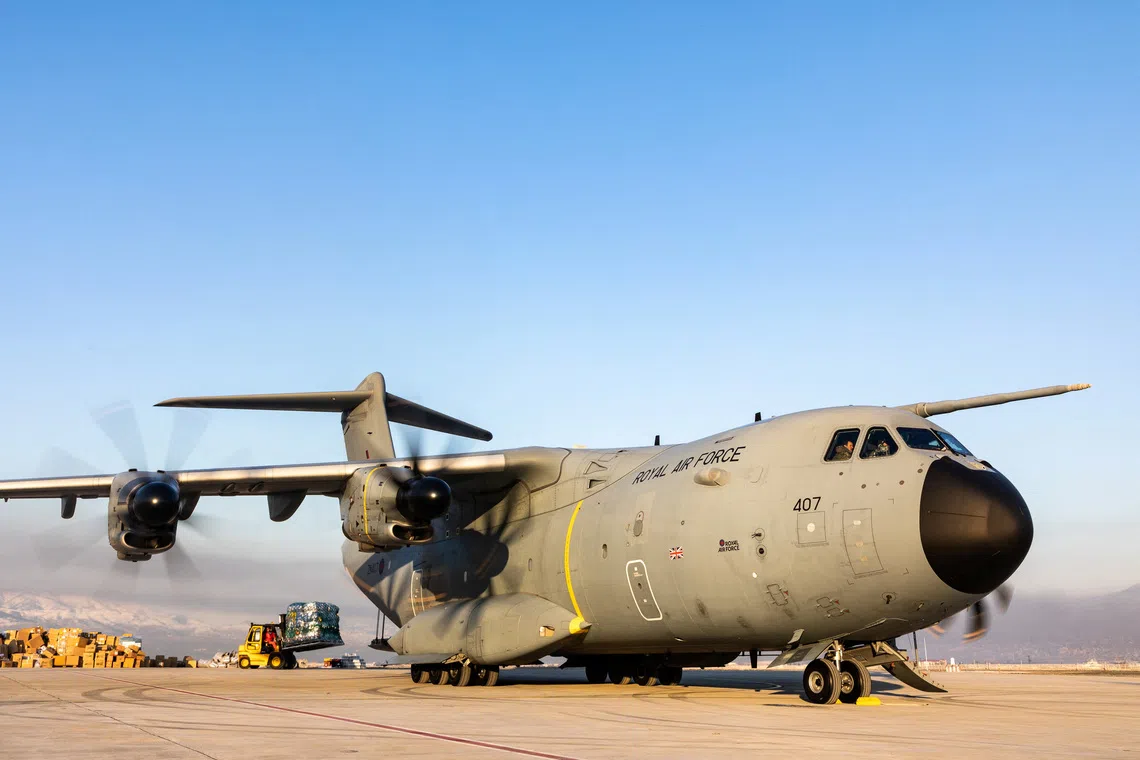 Britain is also deploying an Atlas A400M transport aircraft to help Saudi Arabia shore up its defenses.
