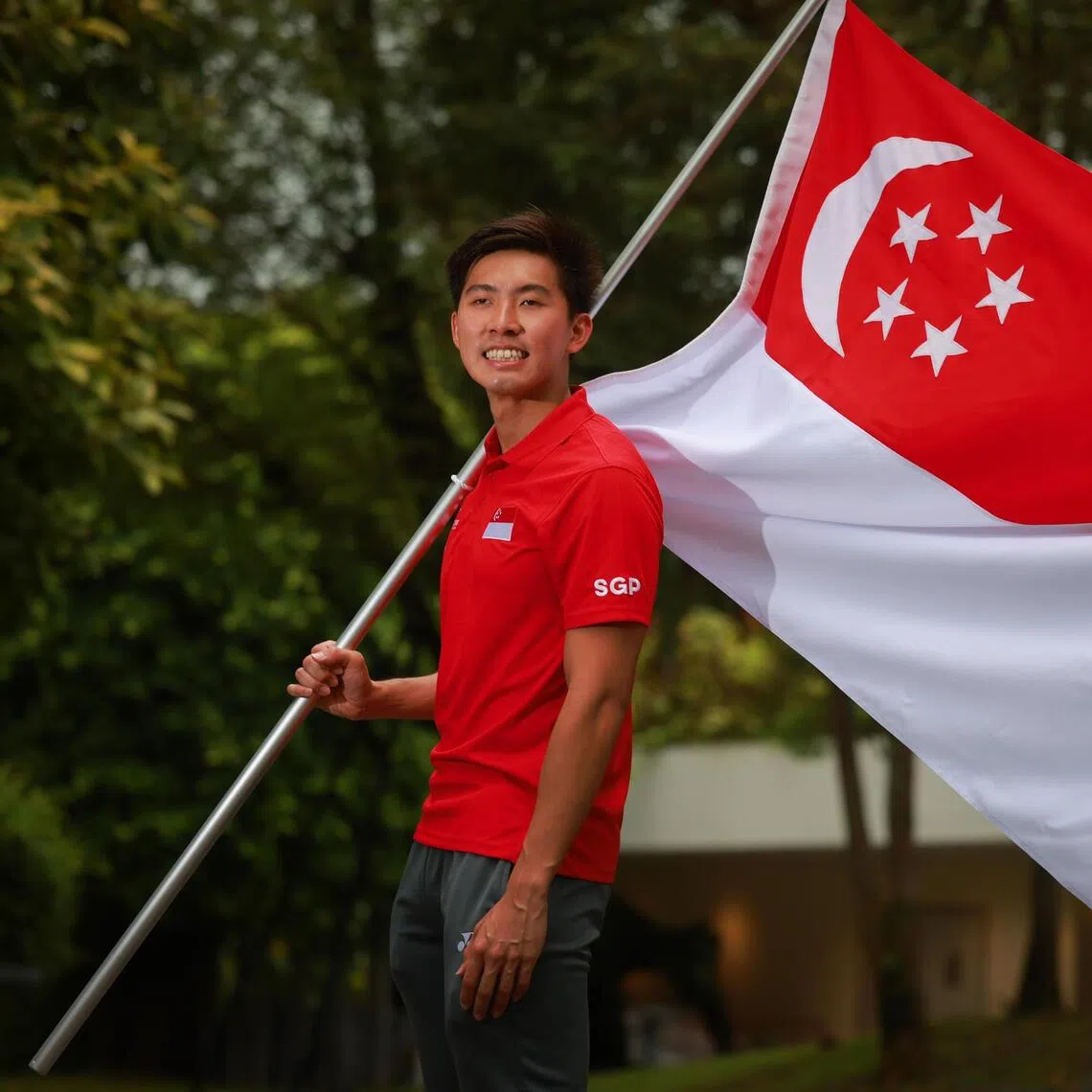 James Ang will lead the Singapore contingent out at the opening ceremony of the 2026 Asian Para Games, which take place from Oct 18 to 24.