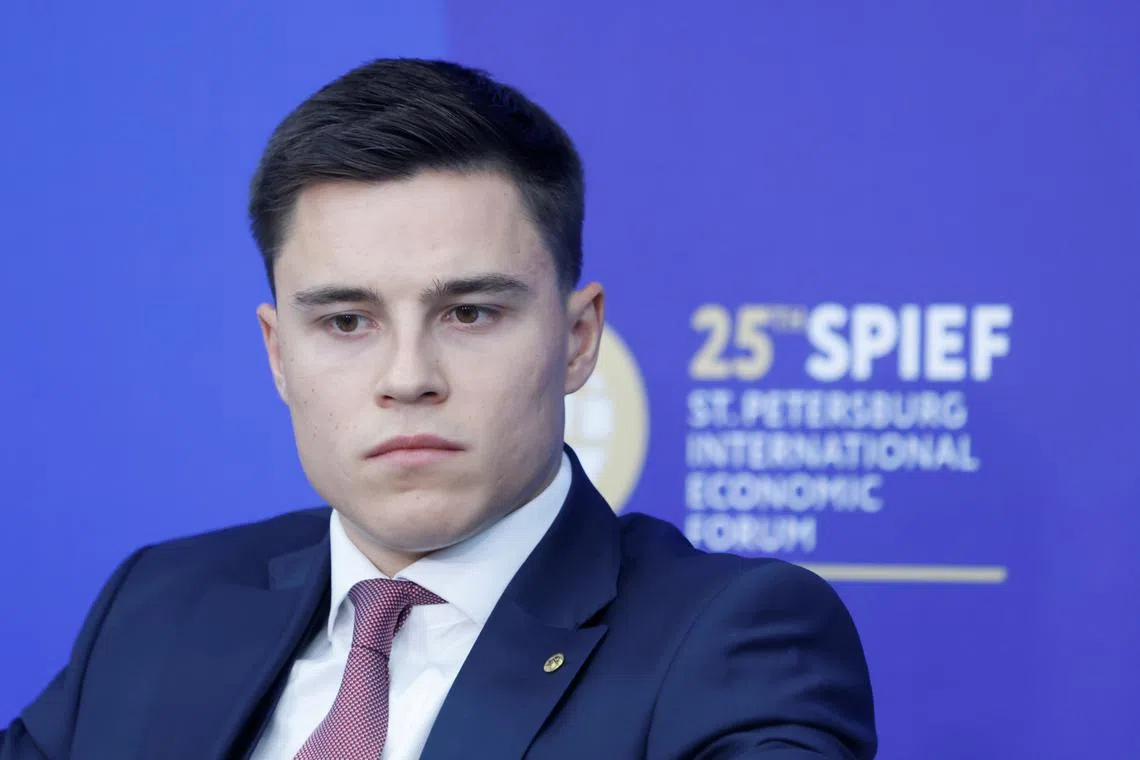 FILE PHOTO: Russian gymnast Nikita Nagornyy attends a session of the St. Petersburg International Economic Forum (SPIEF) in Saint Petersburg, Russia June 16, 2022. REUTERS/Maxim Shemetov/File Photo