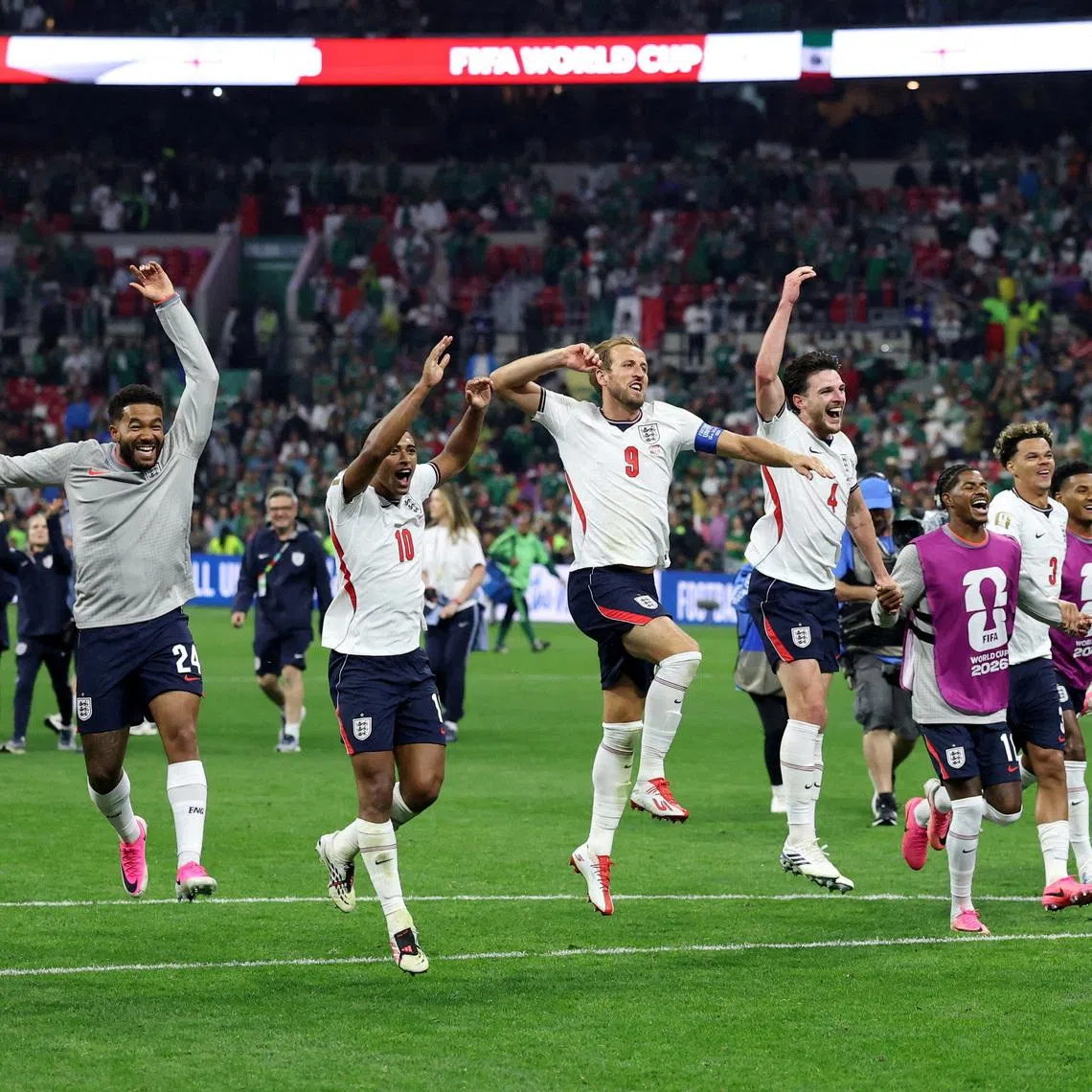 England dug in to beat Mexico 3-2.