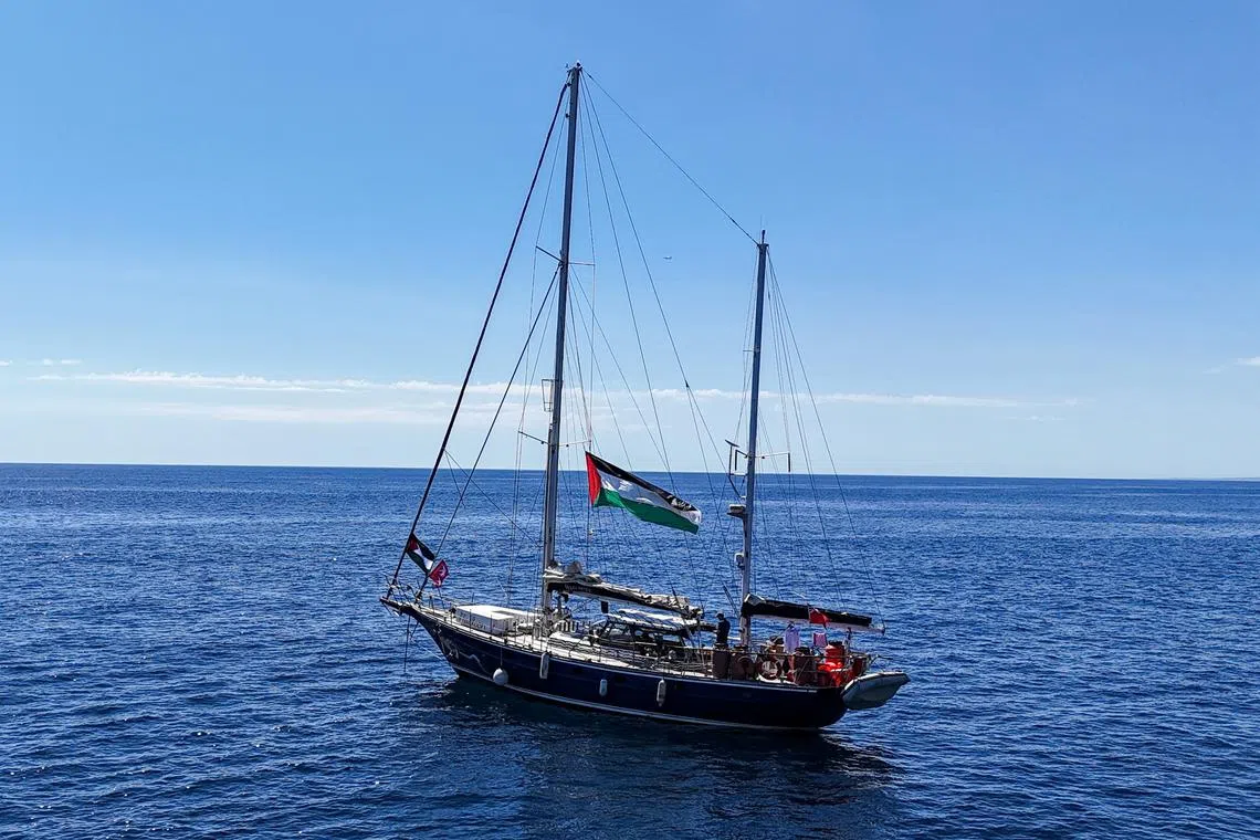 A flotilla carrying humanitarian aid and activists prepared on Aug 31 to leave from Barcelona to try to “break the illegal siege of Gaza”.