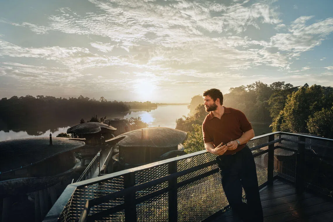 Superman actor David Corenswet films STB video during first visit to Singapore in October