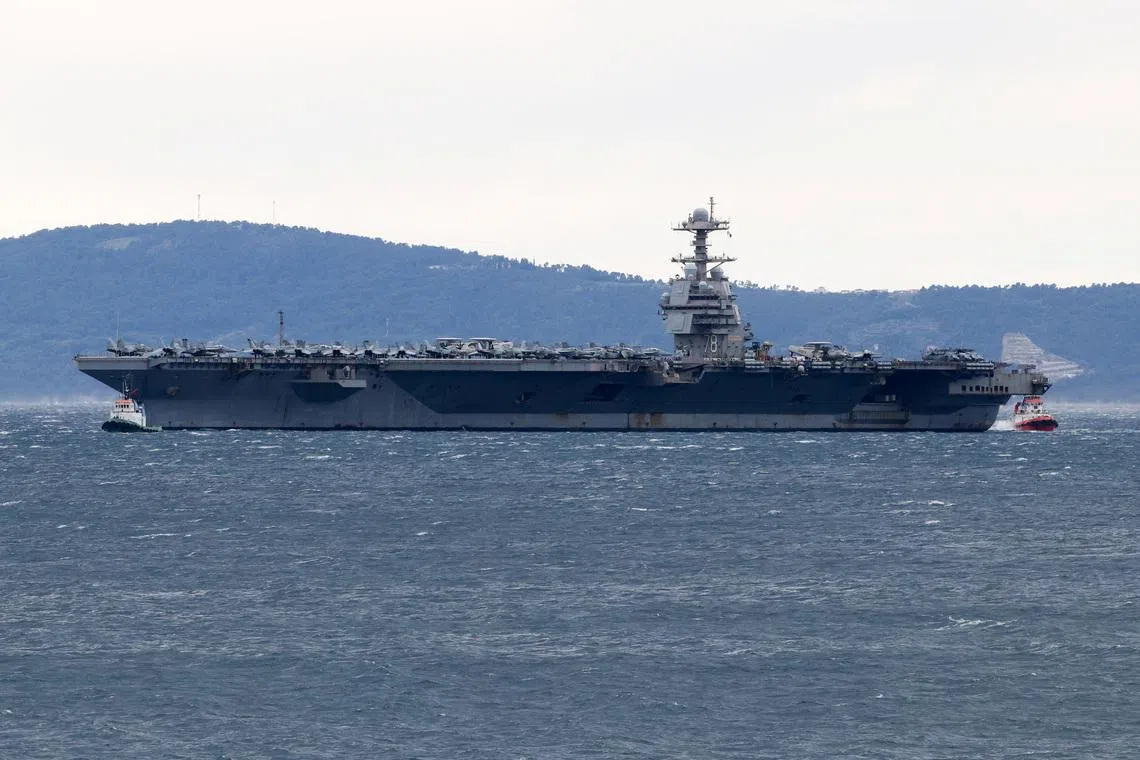 US carrier Ford arrives in Croatia for repairs