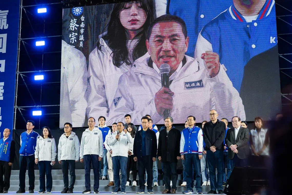 Mr  Hou, the KMT candidate, lost by almost a million votes to Vice-President Lai Ching-te of the Democratic Progressive Party (DPP).
