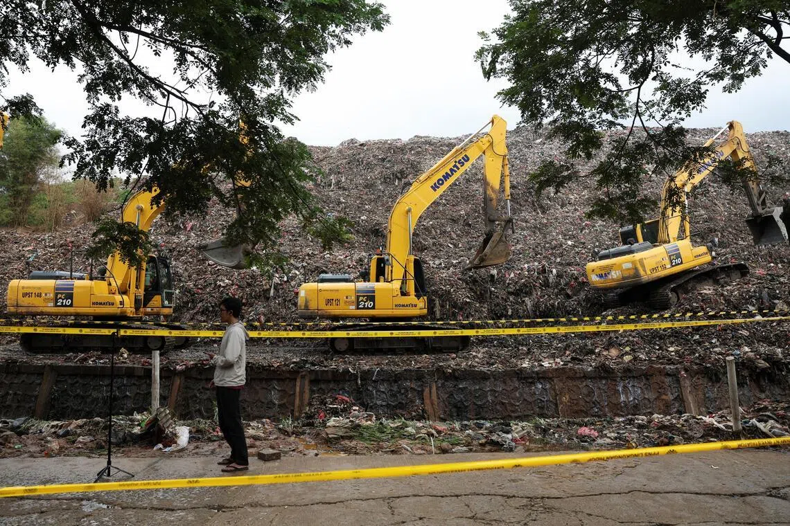 The massive landslide tore through parts of the 110ha Bantar Gebang landfill during heavy rainfall on March 9, killing seven people and injuring six others.