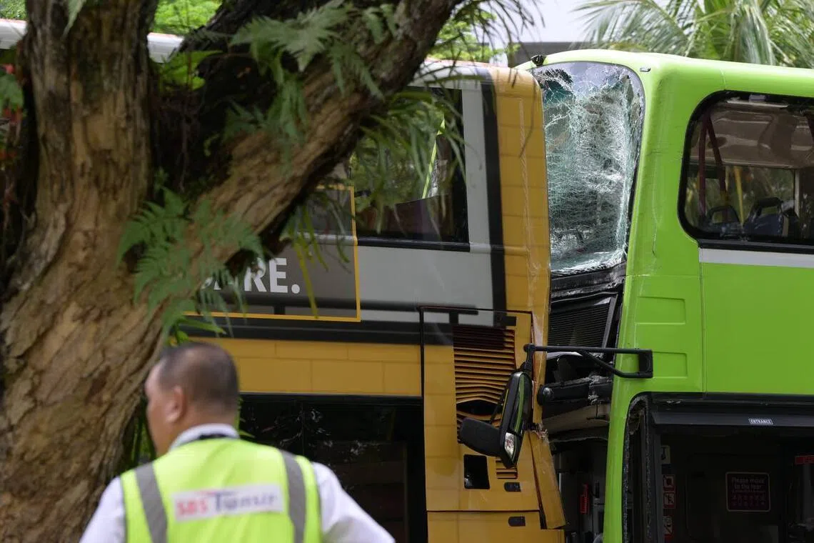 The accident happened near Block 425, Jurong West Avenue 1 just before 11am on Dec 14.