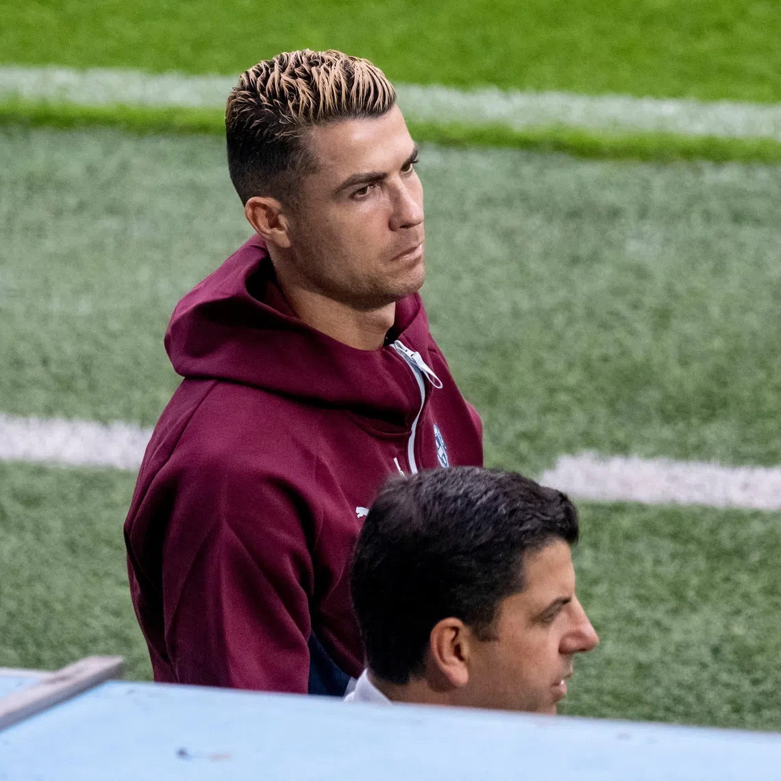 Soccer Football - UEFA Nations League - Group A4 - Portugal Training - Eleda Stadium, Malmo, Sweden - September 29, 2026 Portugal's Cristiano Ronaldo during training  Johan Nilsson/TT News Agency via REUTERS