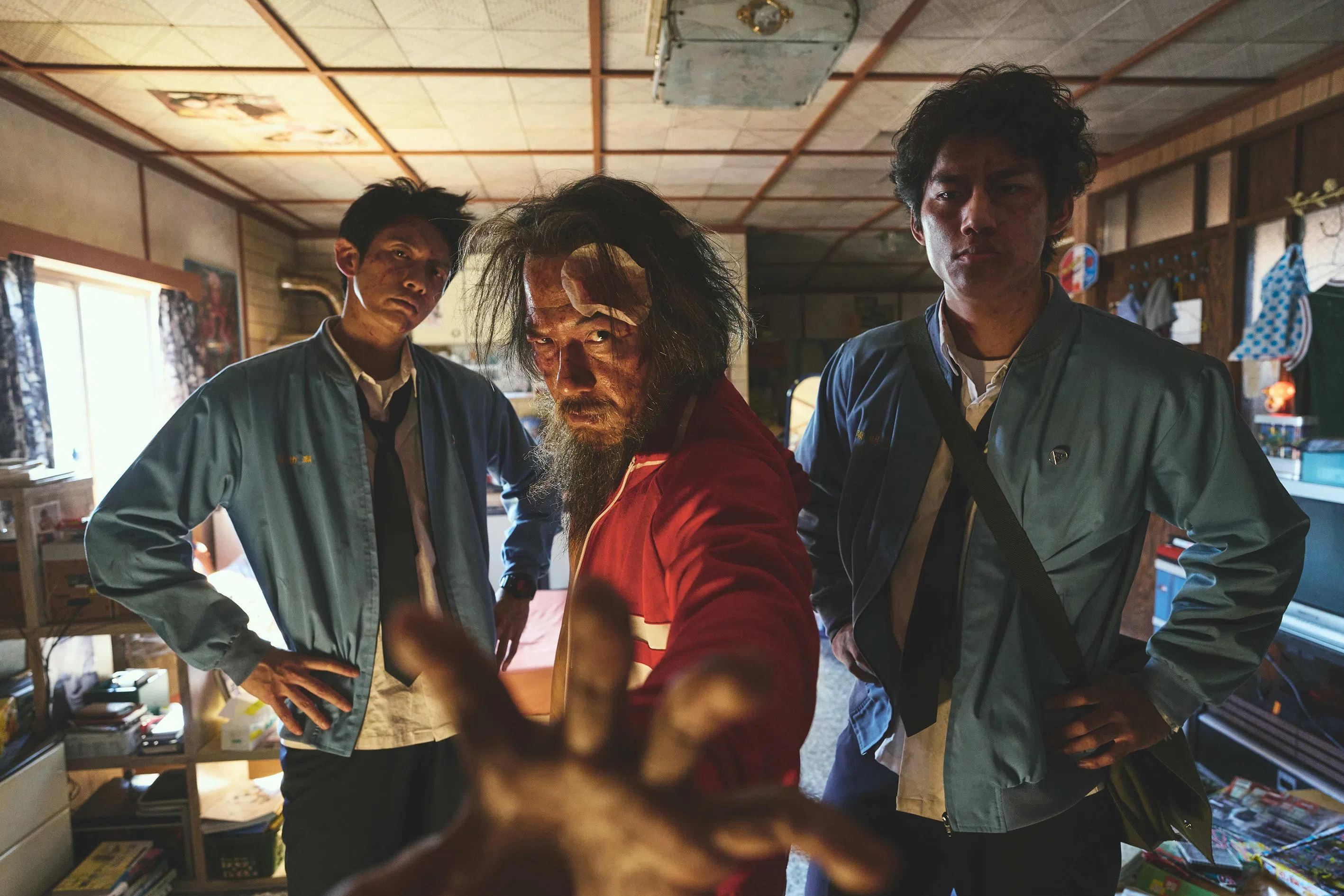 Kai Ko, Leon Dai and Berant Zhu in Kung Fu.