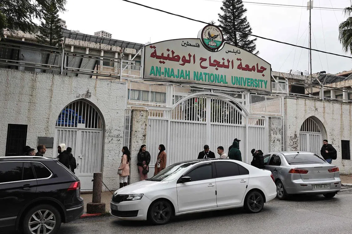 The students attend An-Najah National University in Nablus, which called for their immediate release and labelled the army raid a “blatant Israeli aggression”.
