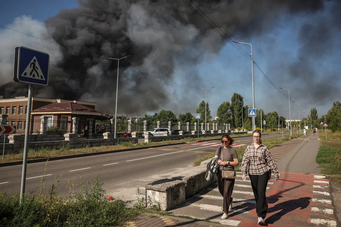 At least 27 dead after Russian strike on warehouse near Kyiv