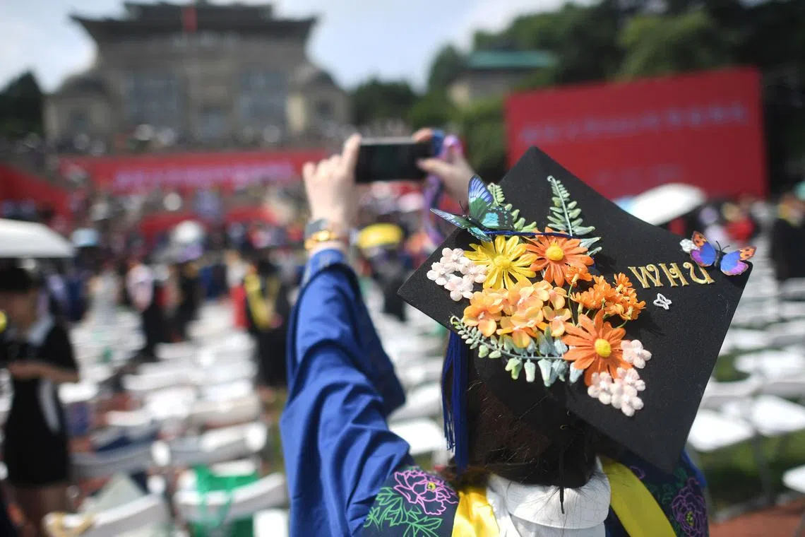 The number of Chinese students in Taiwan in 2023 is estimated to be a record low of around 2,000. 