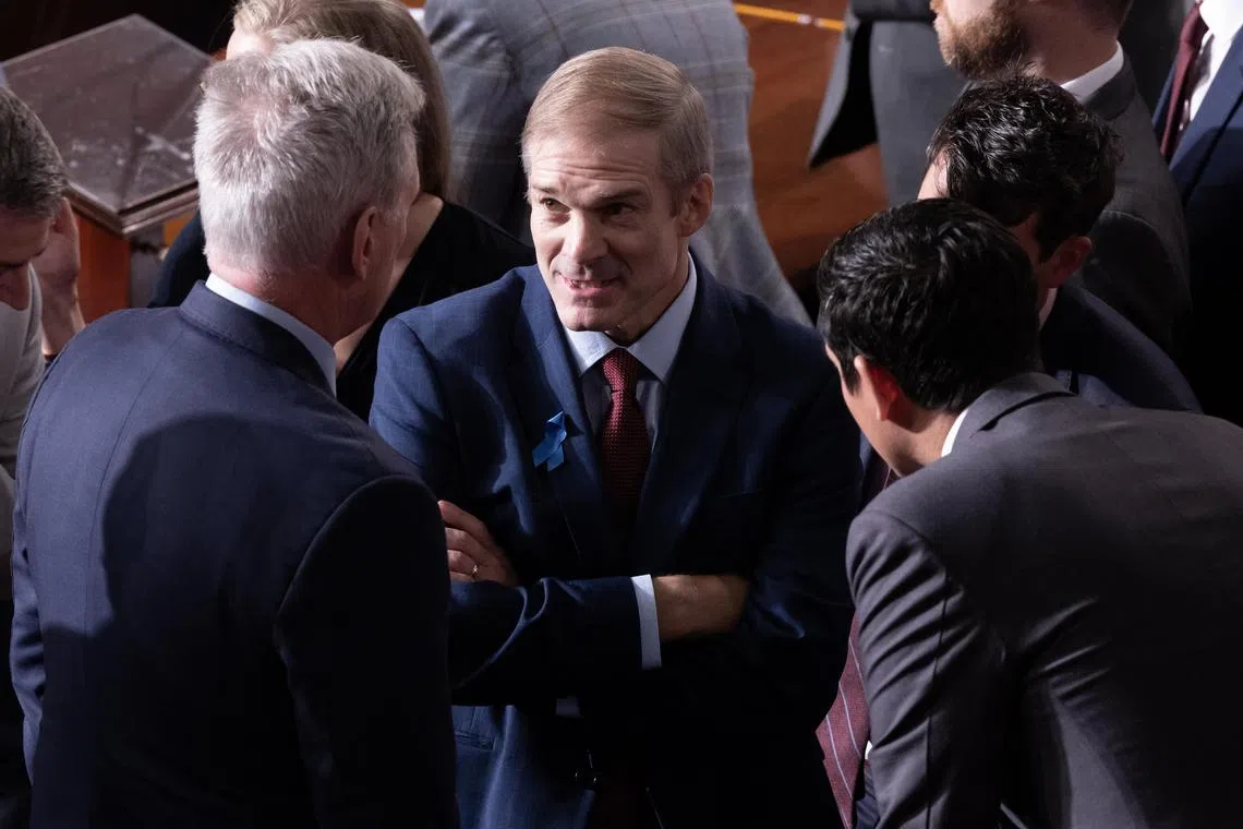 Mr Jordan, who was endorsed by Donald Trump, fell short of the 217 votes needed to fill the vacant speaker’s chair, as 22 Republicans and all 212 Democrats voted against him.