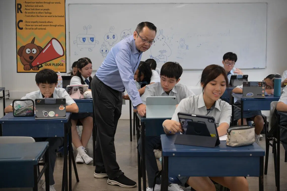 Ghazali Abdul Wahab, Canberra Secondary’s lead teacher for English, said Markly has made it more feasible for him to give multiple rounds of feedback during the term.