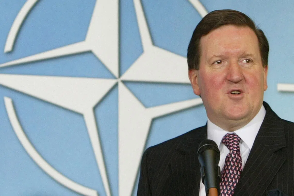 Former Nato secretary-general George Robertson is leading a review of Britain's armed forces.