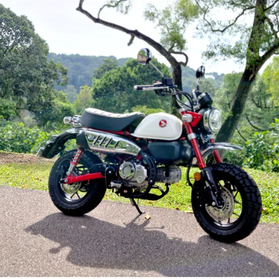 The DAX, Hunter, Monkey and Super Cub go back a long way, but have been updated with refreshed styling and new colours.