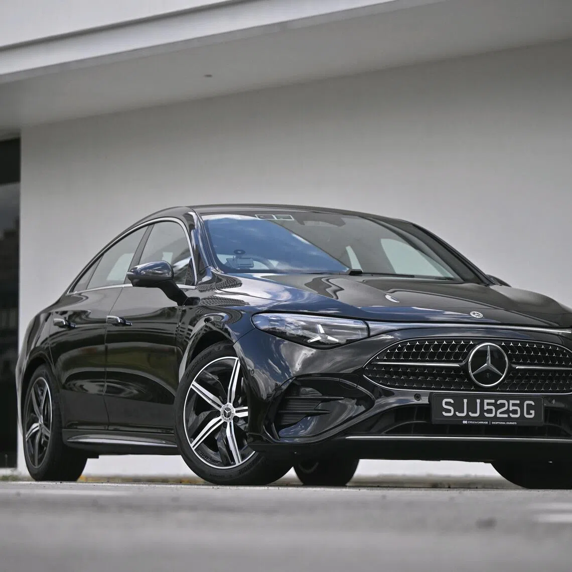 The Mercedes-Benz CLA200 retains the sleek profile of previous generations, mixed with flamboyant design touches.