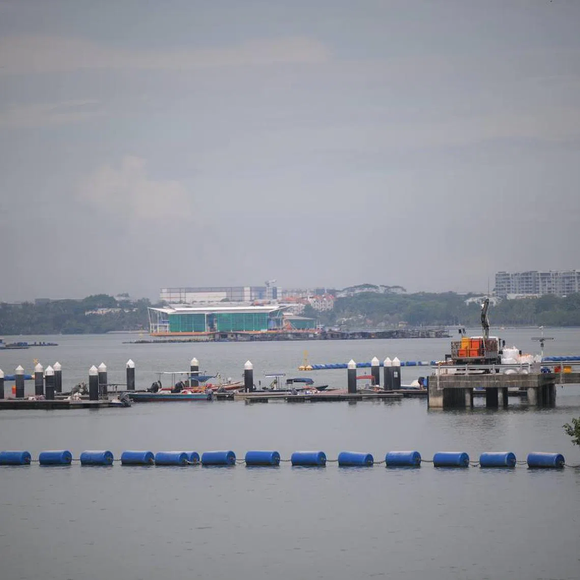 The existing Lorong Halus Jetty, which currently serves the fish farms in Pasir Ris and the East Johor Strait, will be replaced as part of the Lorong Halus Reclamation works.
