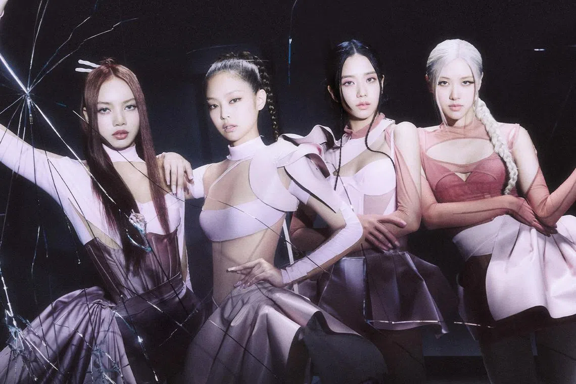 (From left) Lisa, Jennie, Jisoo and Rose from YG Entertainment K-pop group Blackpink - one of the most popular girl groups in the world.