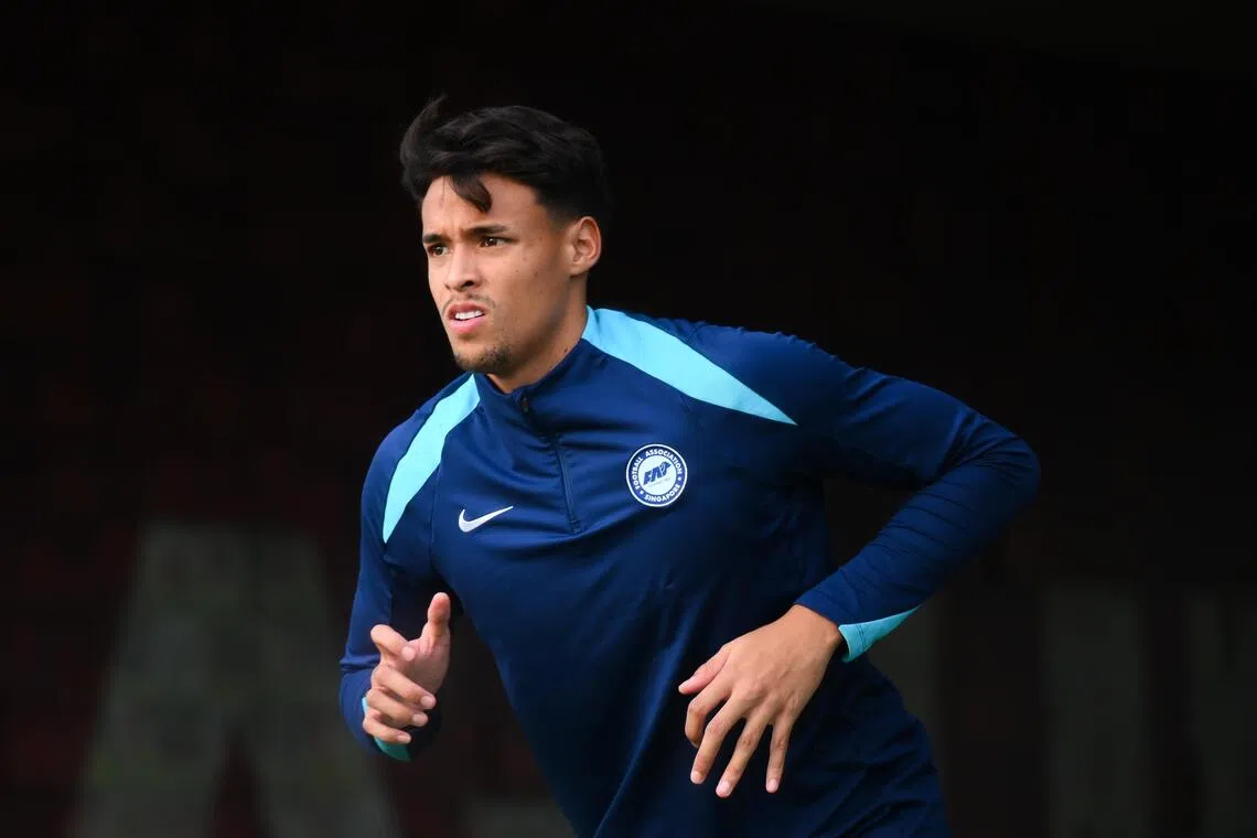 Lions forward Ilhan Fandi says he will keep his moustache and stubble as long as he plays well.