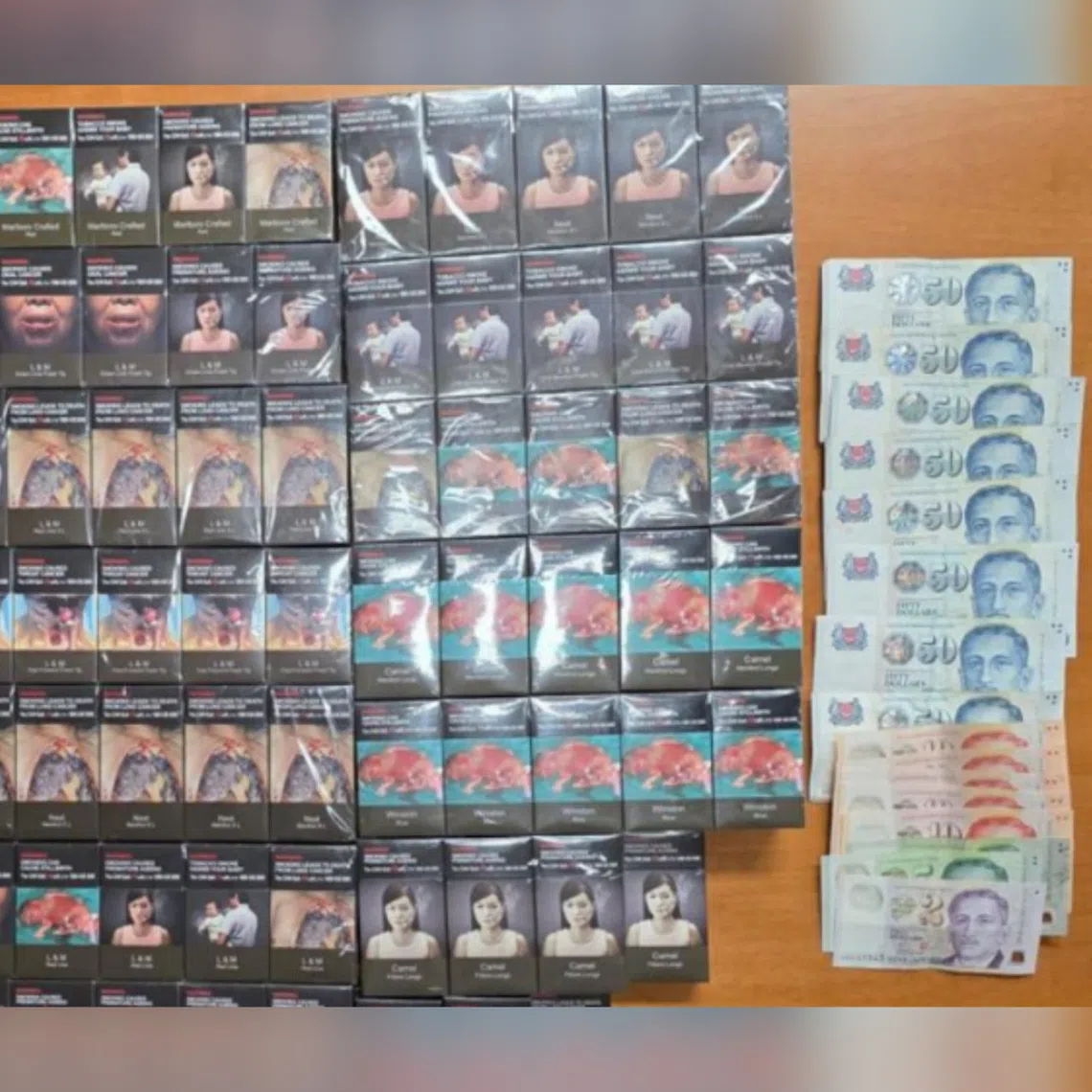 A total of $462 in cash and 203 packets of cigarettes were recovered and seized from the boys.