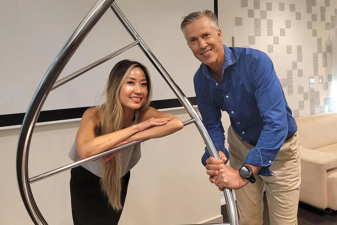 Dr Li Jingmei and Associate Professor Mikael Hartman. The Breathe study aims to develop a personalised breast screening programme for women in Singapore.