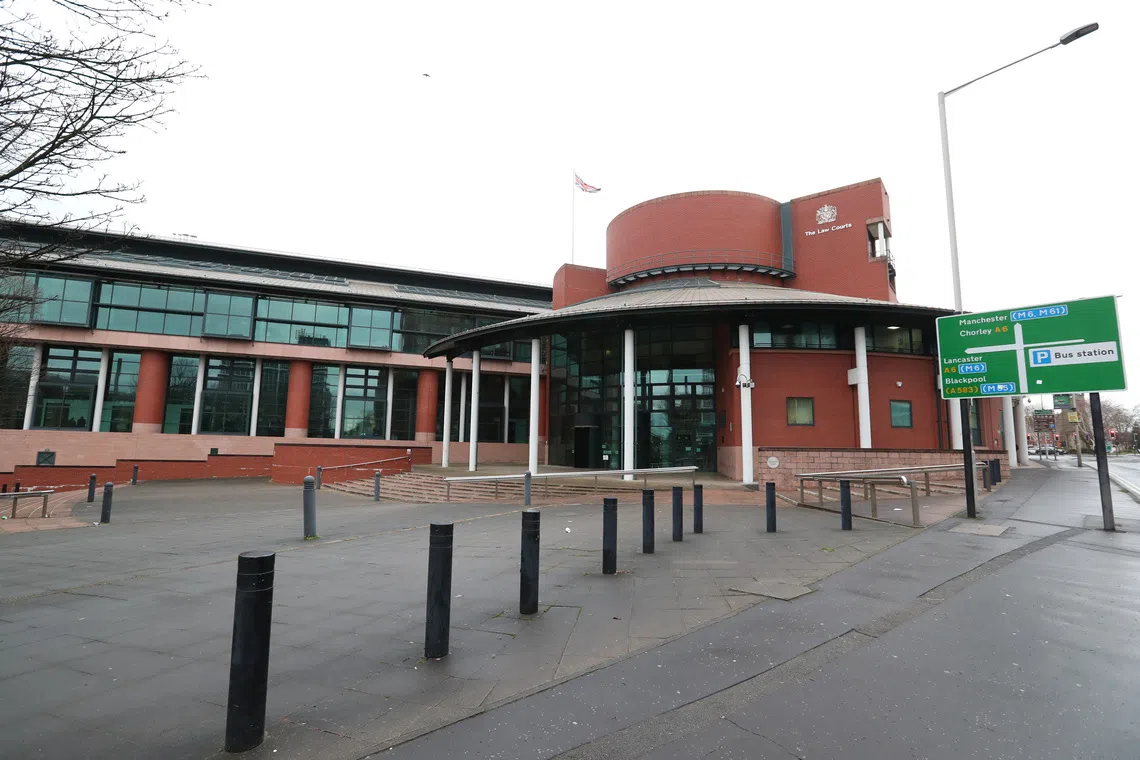 General view of the entrance to the Preston Crown Court, in Preston, Britain, January 15, 2019. REUTERS/Jon Super