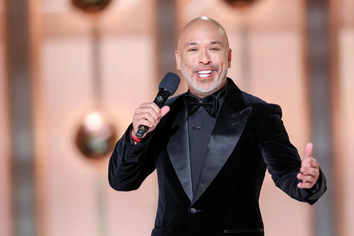 Jo Koy speaks onstage at the 81st Golden Globe Awards held at the Beverly Hilton Hotel in Beverly Hills, California, on Jan 7, 2024.   