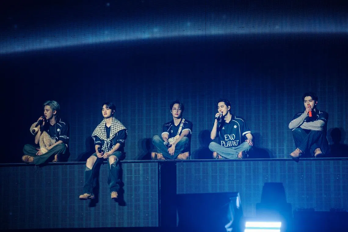 Exo deixou o show com 
