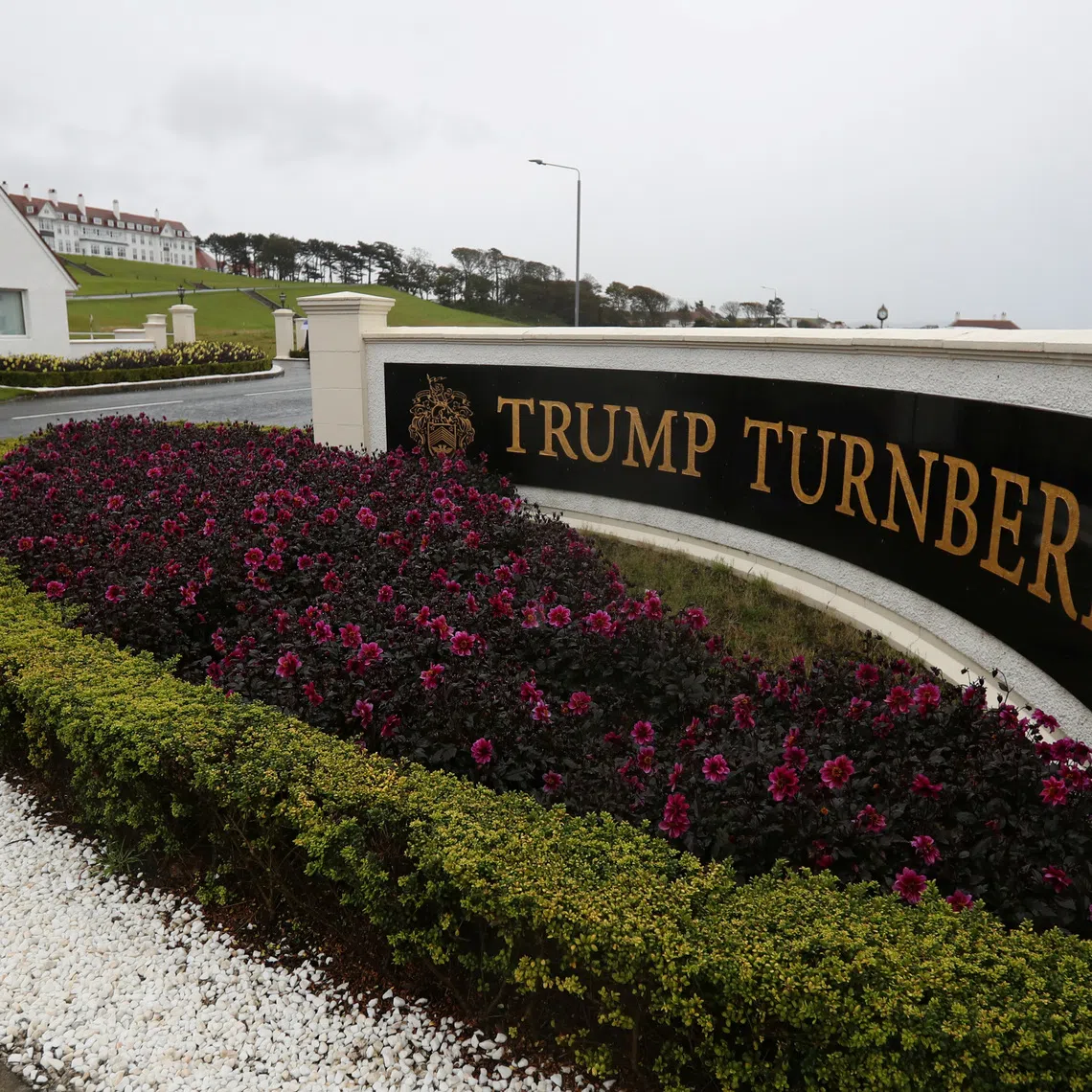A view of the hotel at the Trump Turnberry Golf Resort Turnberry, Scotland, Britain October 3, 2020. Picture taken October 3, 2020. REUTERS/Russell Cheyne