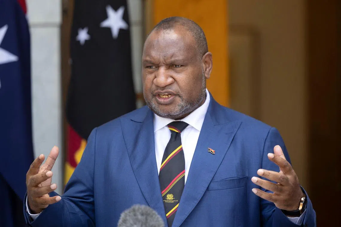 The US official's comments came ahead of an address by PNG Prime Minister James Marape to the Australian parliament later this week. 