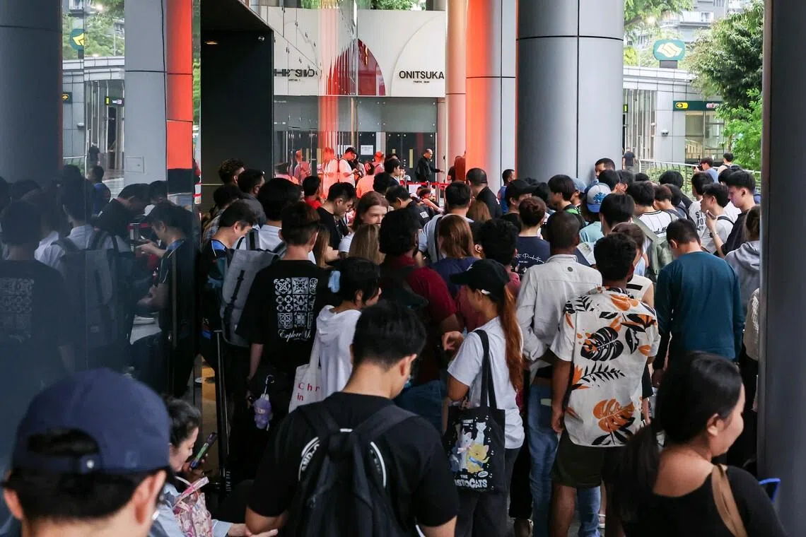 By 8am on May 16, the queue at Ion Orchard’s Swatch store had roughly 150 to 200 people in line, based on observations by The Straits Times.