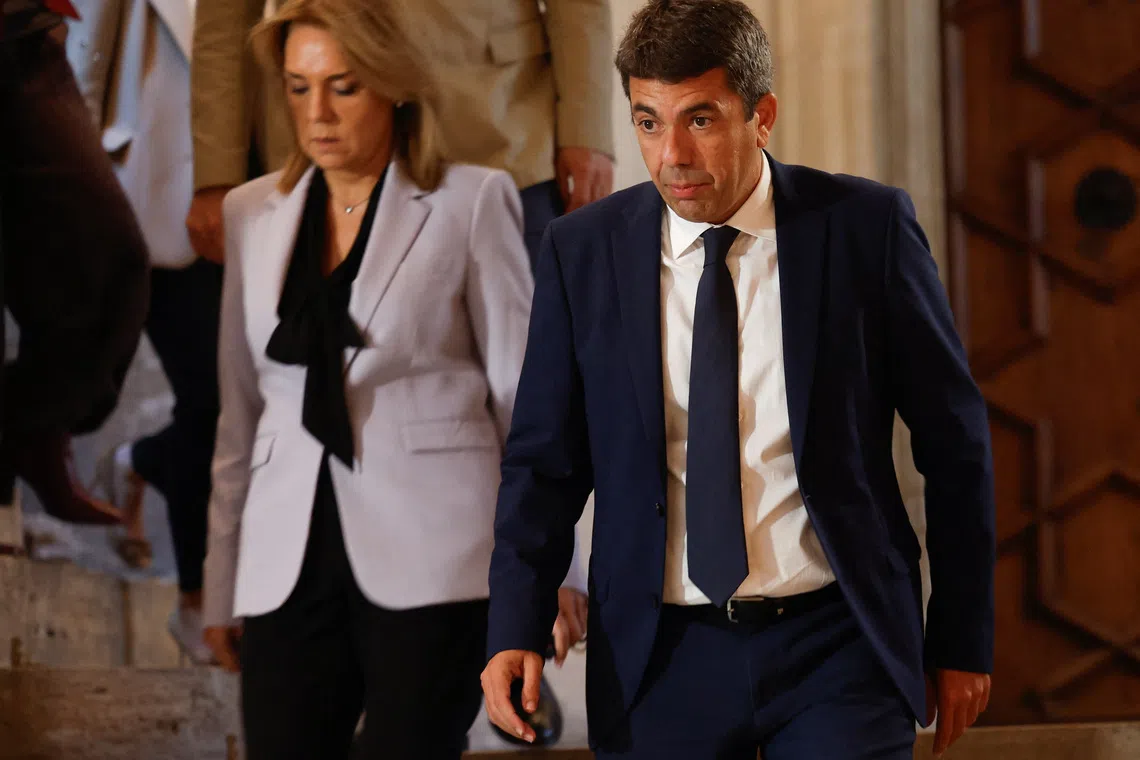 A year on, leader of Spain's Valencia region resigns over deadly floods