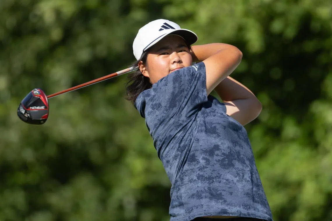 Shannon Tan is feeling more confident with her swing and driving.