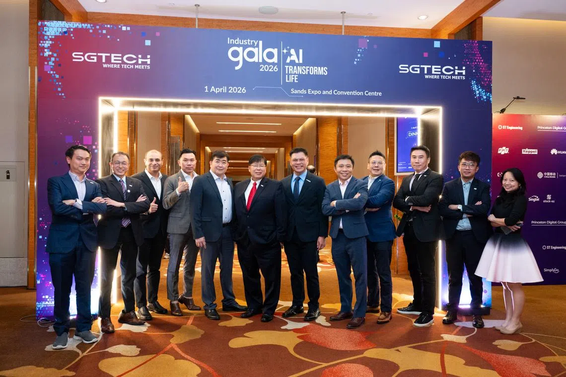 The i-Sprint team at the SGTech Industry Gala in April 2026