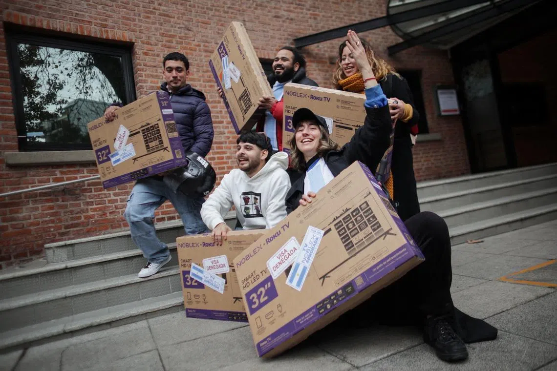 Denied a US visa to watch the World Cup? Have a free TV, says Argentine company