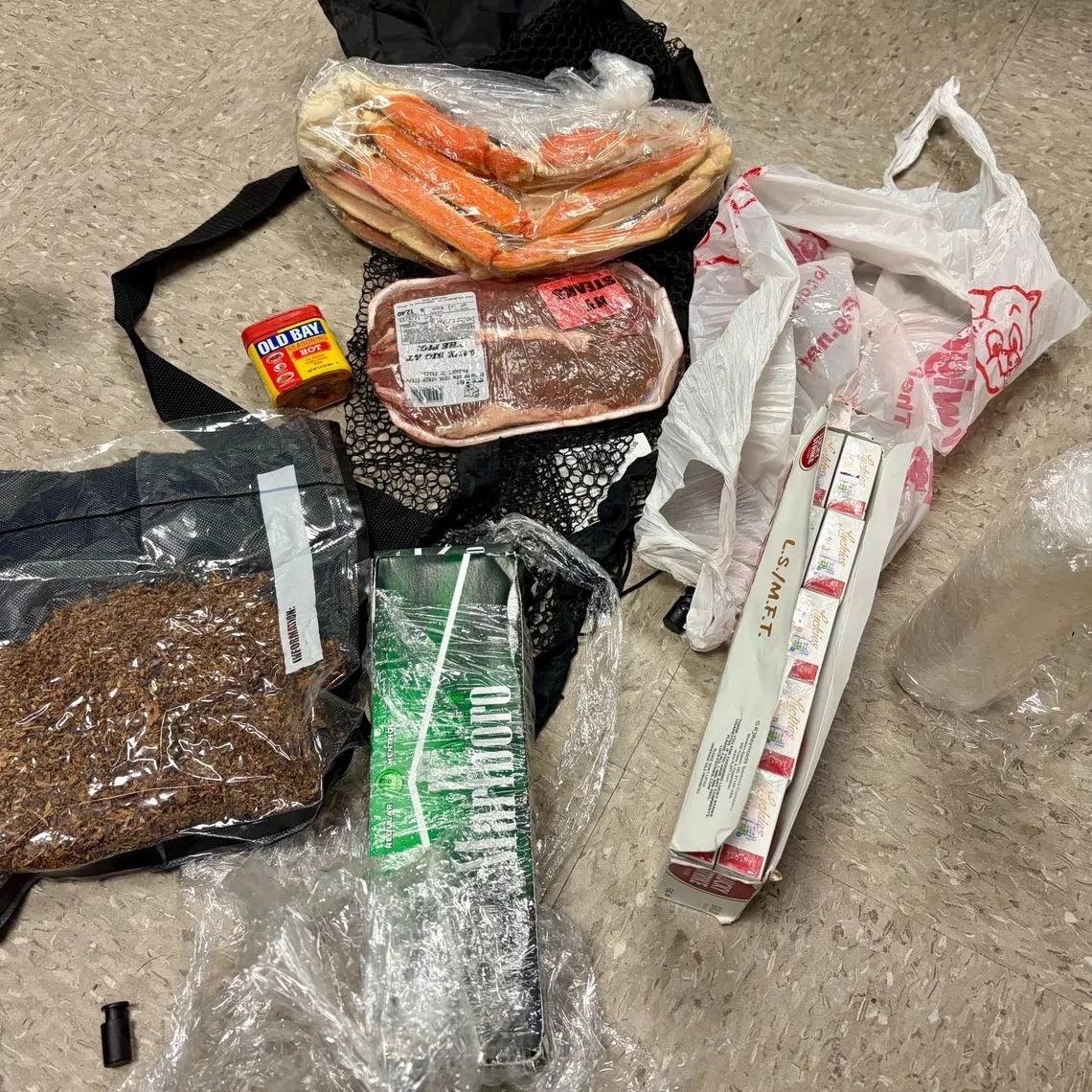 A drone carrying food items, cigarettes and marijuana was intercepted at a maximum security prison in South Carolina.