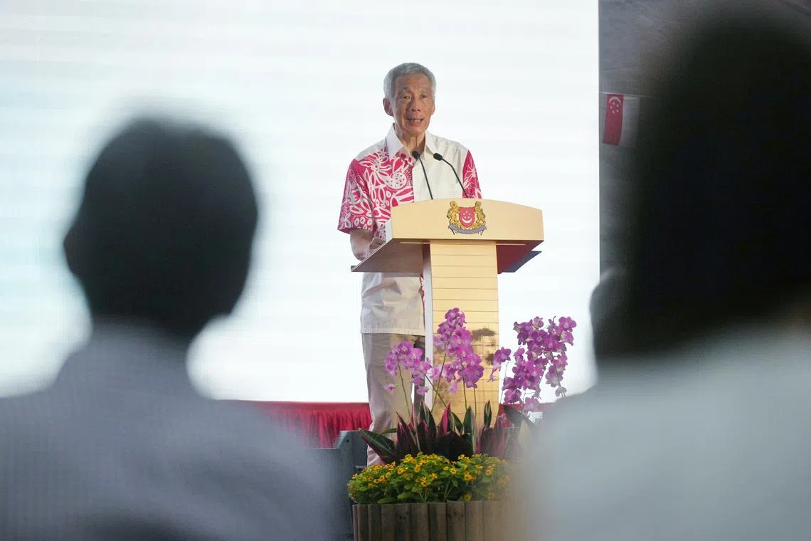 Senior Minister Lee Hsien Loong said mindset shifts are needed if these moves are to help Singapore succeed in a more troubled world.