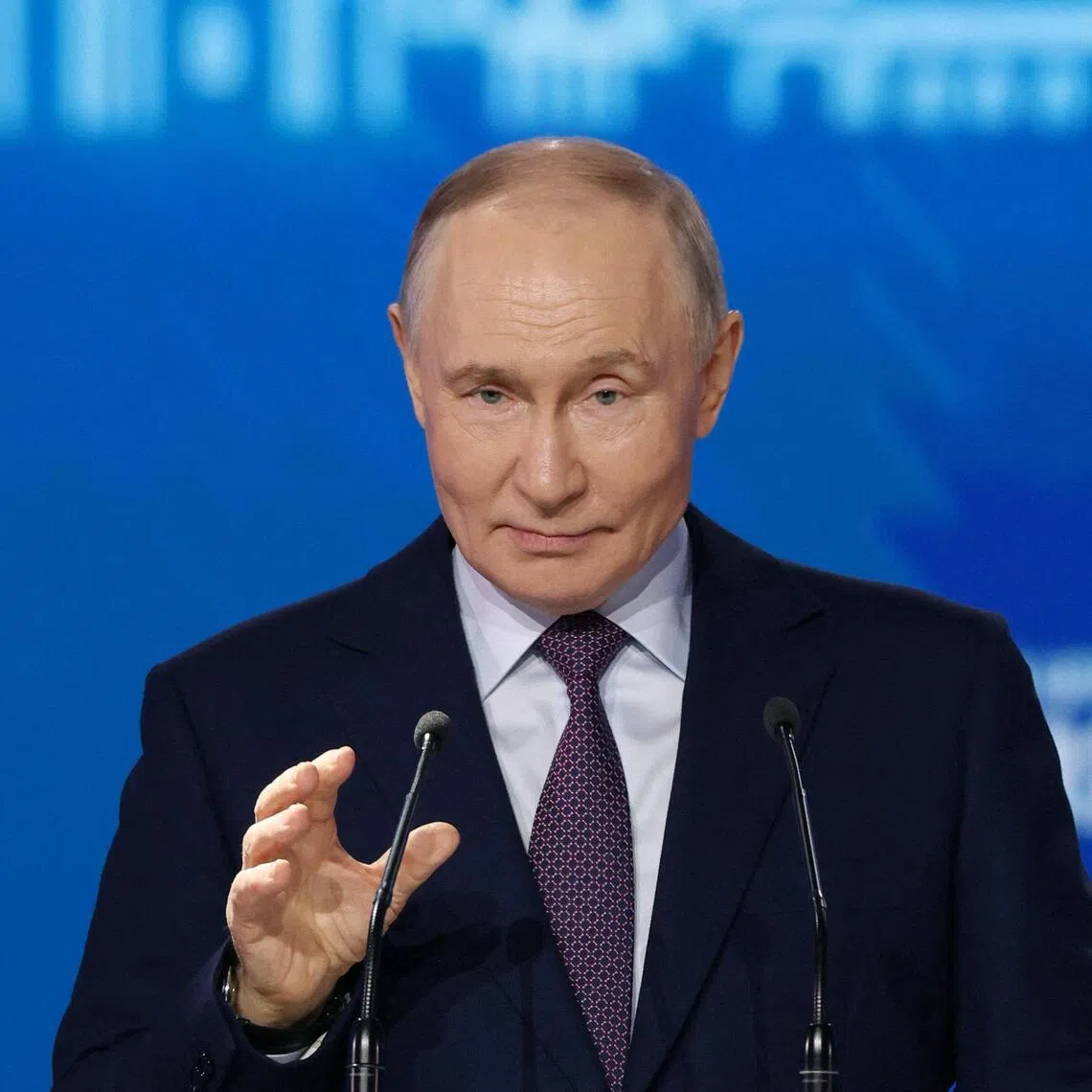 The share of people saying they trust Russian leader Vladimir Putin slipped to 75 per cent from 76.7 per cent, according to the latest data from the state-run pollster VTsIOM. 