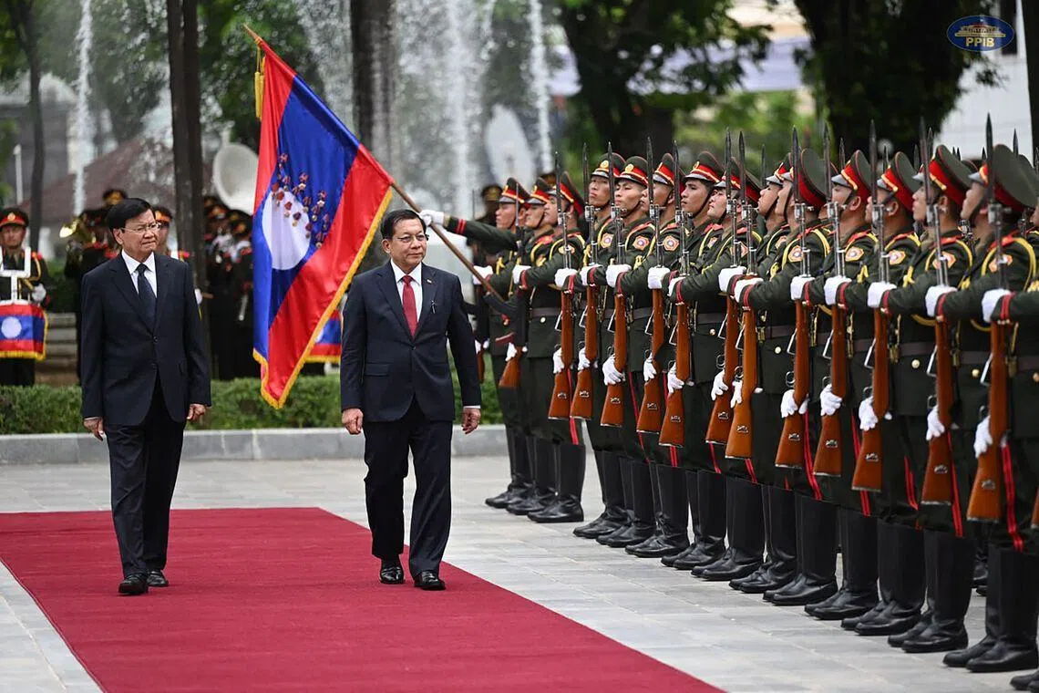 Will Myanmar leader Min Aung Hlaing’s Laos visit pave his way back into the ASEAN family?